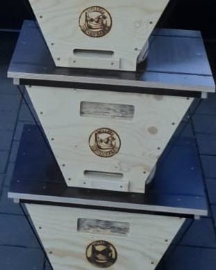 Ablegerkästen für Oberträgerbeute Bienenbarke